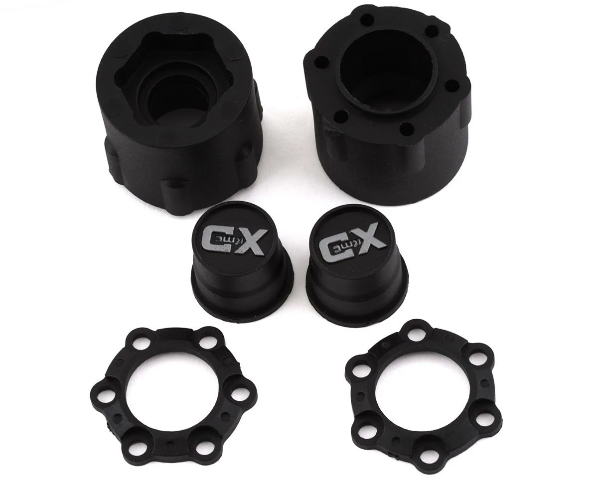 Incision KMC KM233 1.9" Plastic Beadlock Wheels (Black Chrome) (2) - Image 3