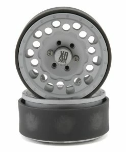 Incision KMC 1.9" XD129 Holeshot Crawler Wheel (Silver) (2)