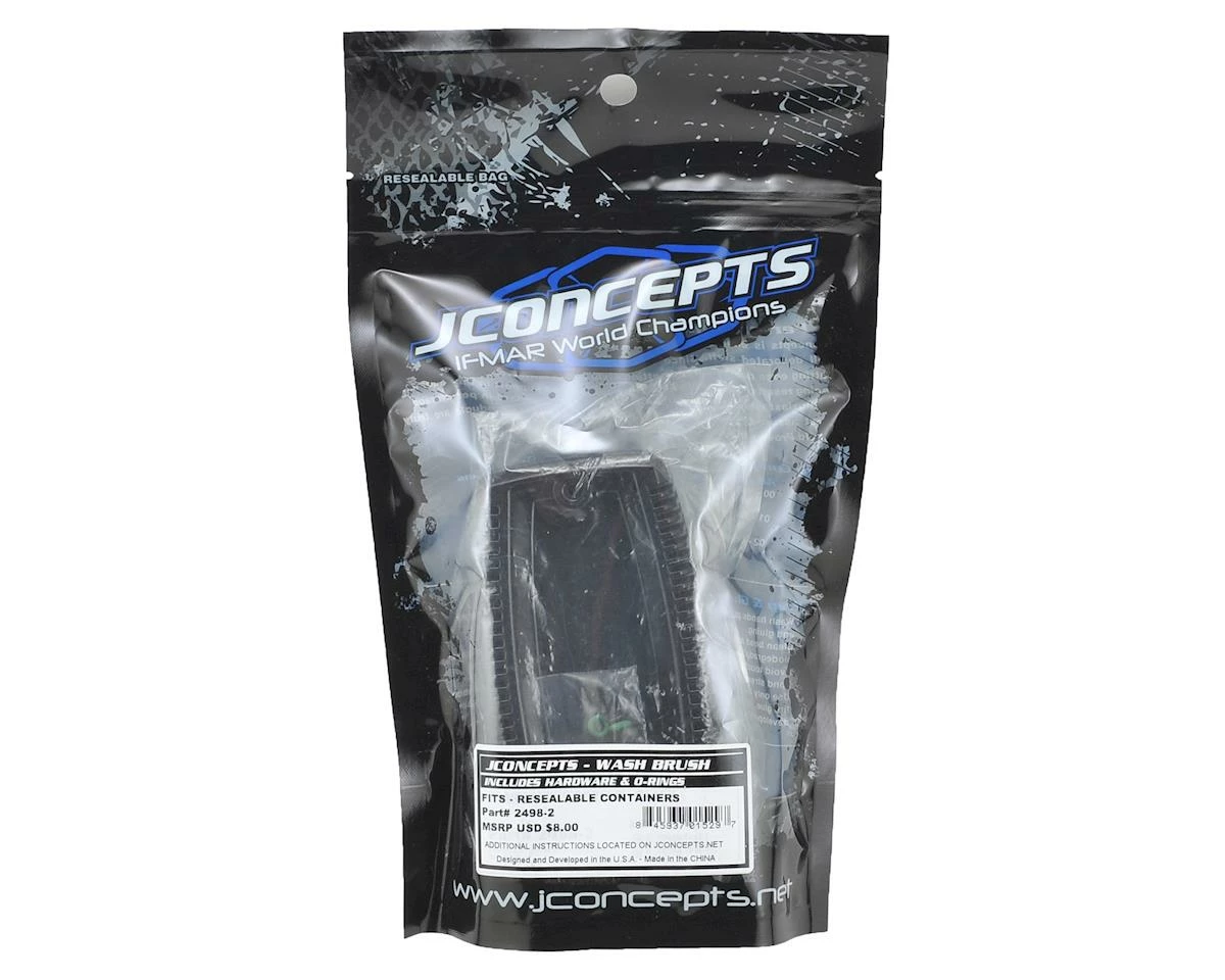 JCONCEPTS Tire Wash Brush W/Mounting Screws (Black) - Image 2