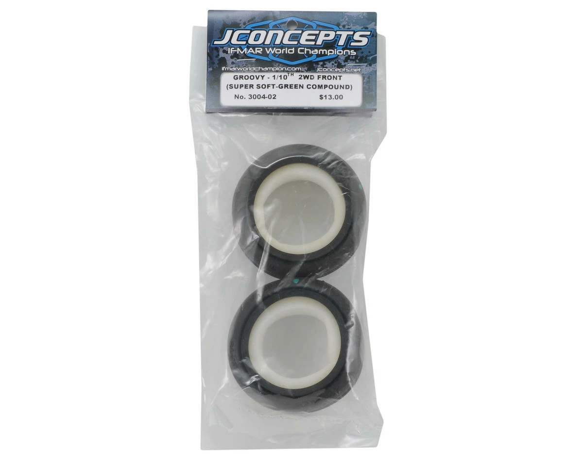 JCONCEPTS Groovy 2.2" 2WD Front Buggy Tires (2) (Green) - Image 2