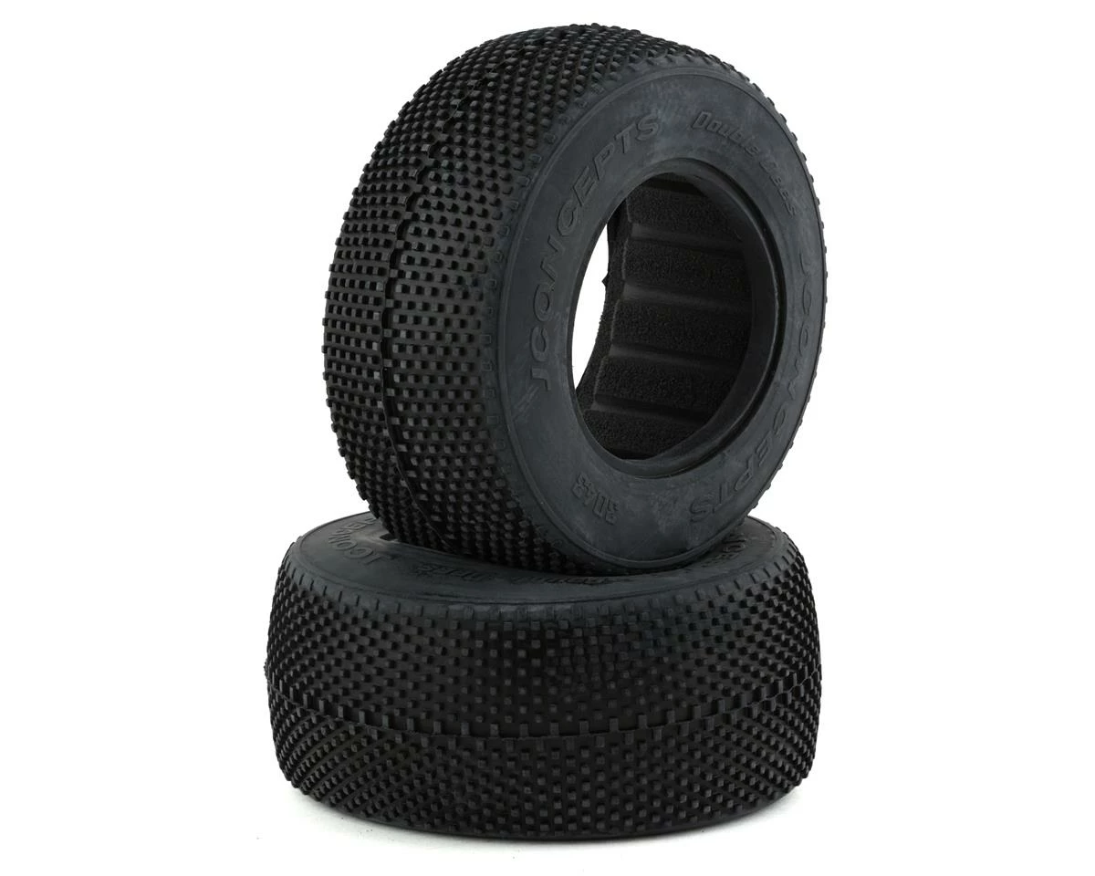 JCONCEPTS Double Dee's Short Course Tires (2) (Green)