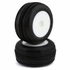 JCONCEPTS Mini-T 2.0 Carvers Pre-Mounted Front Tires (White) (2) (Green)