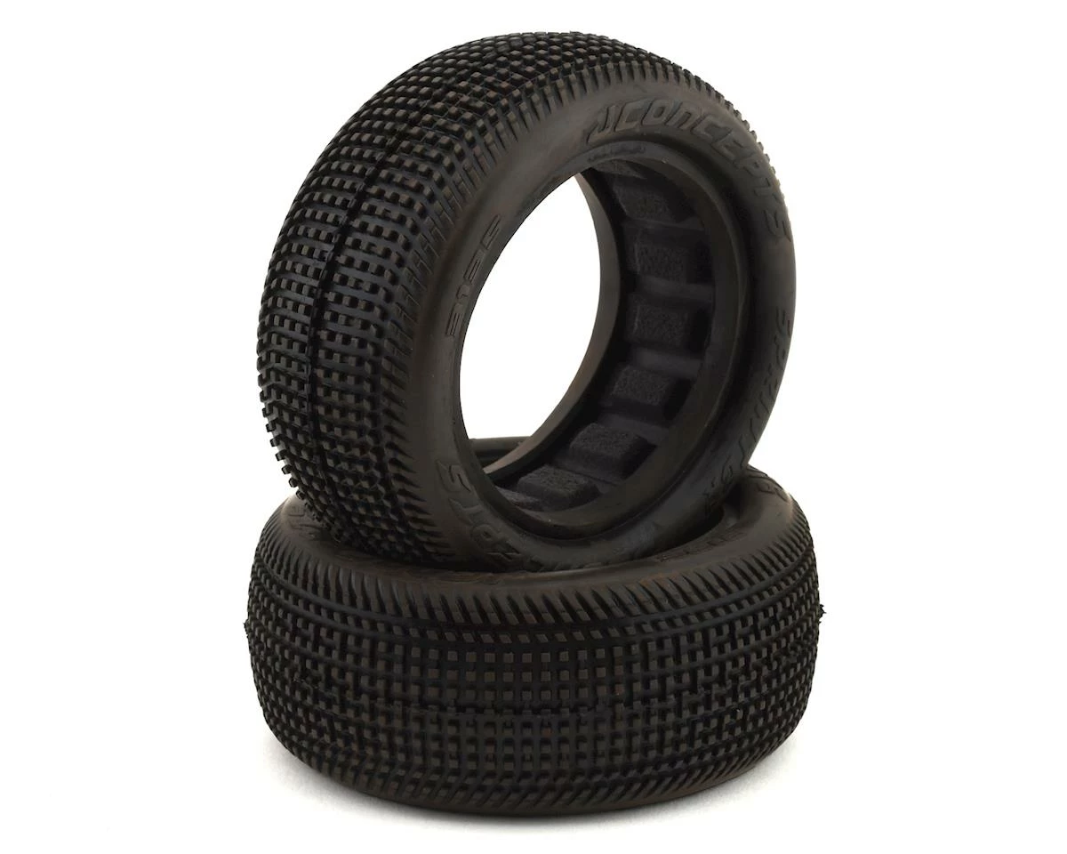 JCONCEPTS Sprinter 2.2" 4WD 1/10 Front Buggy Dirt Oval Tires (2) (Green)