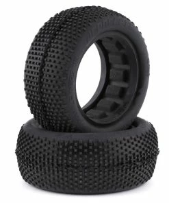 JCONCEPTS Double Dee's V2 2.2" 4WD 1/10 Front Buggy Tires (2) (Green)