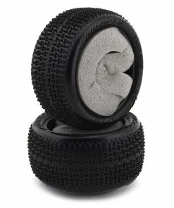 JCONCEPTS Twin Pins Carpet 2.2" Rear Buggy Tires (2) (Pink)