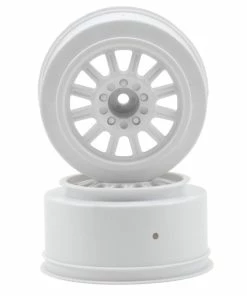 JCONCEPTS 12mm Hex Rulux Short Course Wheels (White) (2) (Slash/Blitz)