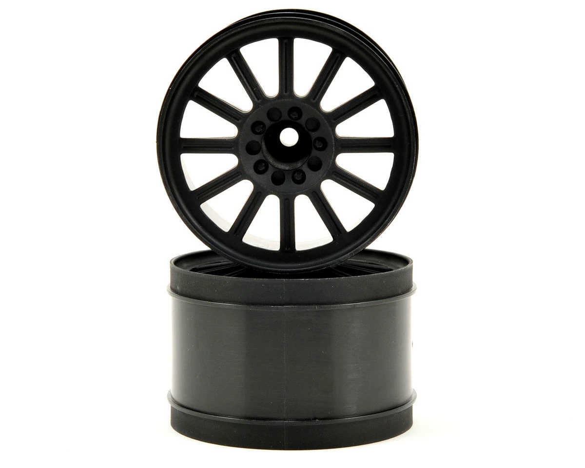 JCONCEPTS 12mm Hex Rulux 2.8" Front Wheel (2) (Black)