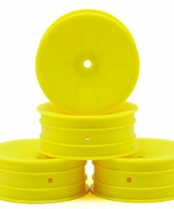 JCONCEPTS 12mm Hex Mono 2.2 Front Wheels (4) (B6/B5/RB6) (Yellow)