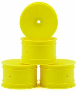 JCONCEPTS 12mm Hex Mono 2.2 Rear Wheels (4) (B6/B74/RB6) (Yellow)