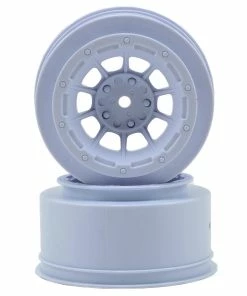 JCONCEPTS 12mm Hex Hazard Short Course Wheels (White) (2) (Slash Front)