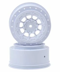 JCONCEPTS 12mm Hex Hazard Short Course Wheels (White) (2) (TEN-SCTE)