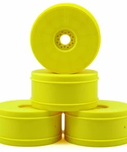 JCONCEPTS 83mm Bullet 1/8th Buggy Wheel (4) (Yellow)