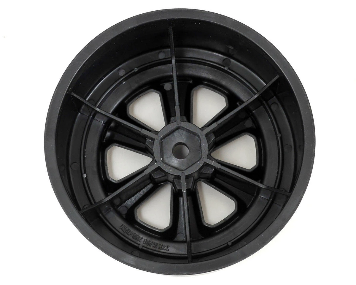 JCONCEPTS 12mm Hex Hustle Short Course Wheels (Black) (2) (Slash Front) 4 JCONCEPTS 12mm Hex Hustle Short Course Wheels (Black) (2) (Slash Front) - Image 2