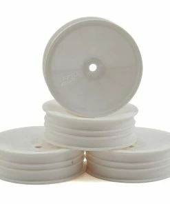 JCONCEPTS 12mm Hex Mono 2.2 "Slim" Front Wheels (4) (B6/RB6/SRX2/YZ2) (White)