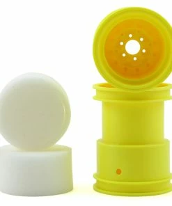 JCONCEPTS Tribute 2.6 X 3.6" Monster Truck Wheel (Yellow) (2)