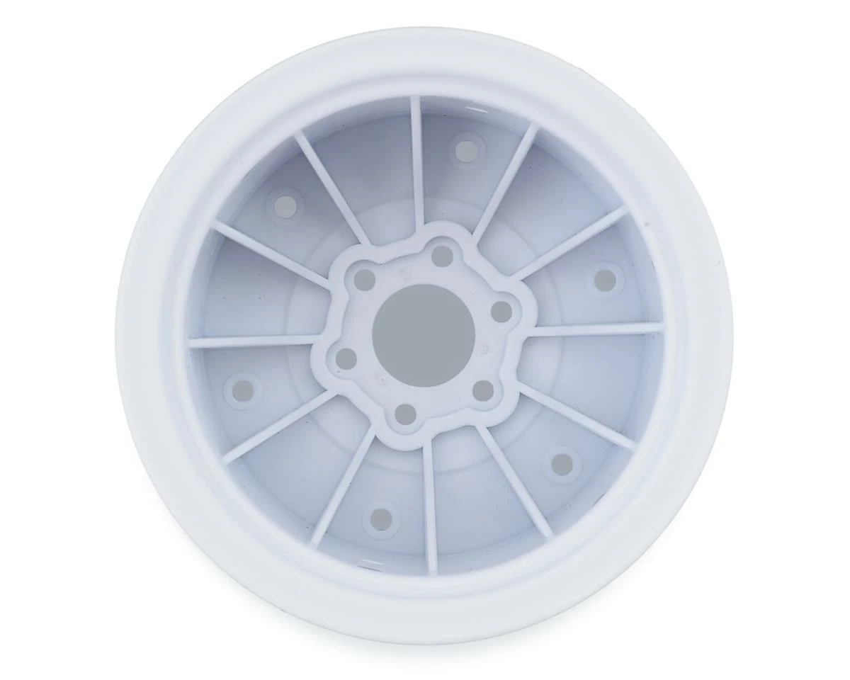 JCONCEPTS Krimson Dually 2.6" Dual Truck Wheels W/Adaptors & Covers (White) (2) 4 JCONCEPTS Krimson Dually 2.6" Dual Truck Wheels W/Adaptors & Covers (White) (2) - Image 2