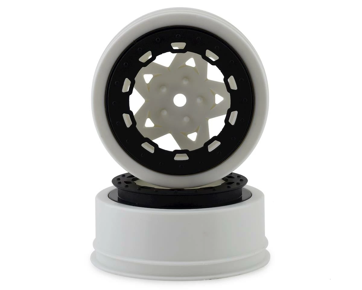 JCONCEPTS Tremor Short Course Wheels (White) (2) (Slash Front) W/12mm Hex