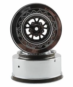 JCONCEPTS Tactic Street Eliminator Rear Drag Racing Wheels (2) (Chrome) W/12mm Hex