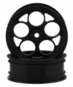 JCONCEPTS Coil Street Eliminator 2.2" Front Drag Racing Wheels (Black) (2) W/12mm Hex