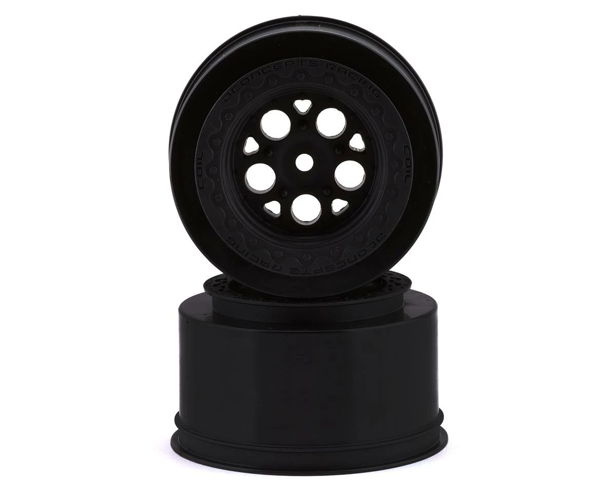 JCONCEPTS Coil Mambo Street Eliminator Rear Drag Racing Wheels (Black) (2) W/12mm Hex