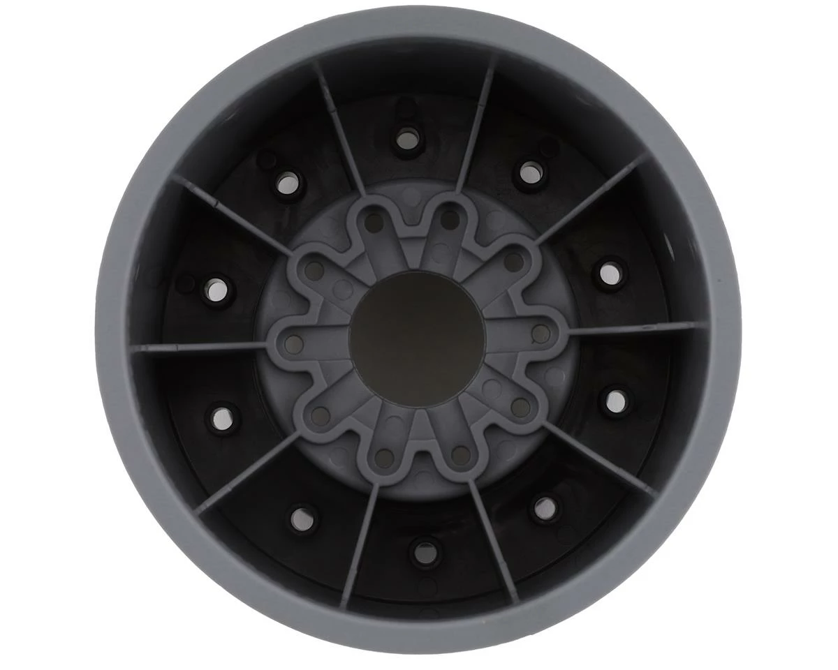 JCONCEPTS Aggressor 2.6x3.8" Monster Truck Wheel (Silver) (2) W/17mm Hex - Image 2