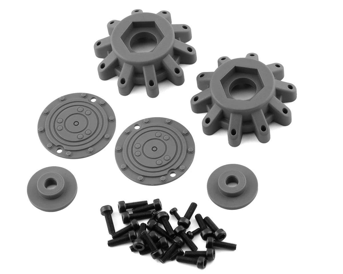 JCONCEPTS Aggressor 2.6x3.8" Monster Truck Wheel (Silver) (2) W/17mm Hex - Image 3