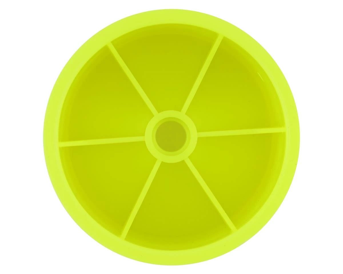 JCONCEPTS 2.2" Bearing Front Stadium Truck Wheels (Yellow) (4) (RC10T/T2/T3/GT) - Image 2