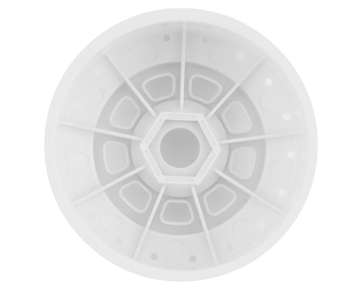 JCONCEPTS 9-Shot Short Course Dirt Oval Wheels (2) (White) W/17mm Hex - Image 2