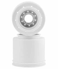 JCONCEPTS Aggressor 2.6x3.8" Monster Truck Wheel (White) (2) W/17mm Hex