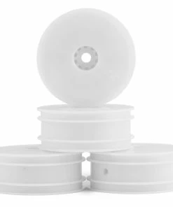 JCONCEPTS Losi Mini-B Front Mono Wheel Set (White) (4)