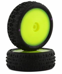 JCONCEPTS Mini-B Swagger Pre-Mounted Front Tires (Yellow) (2) (Pink)