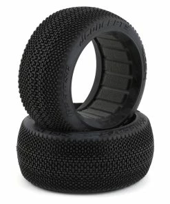 JCONCEPTS Relapse 1/8th Buggy Tires W/Foam Inserts (2) (Silver)