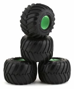 JCONCEPTS 1.1" Golden Years 1/24 Mini Monster Truck Tire (4) (Blue)