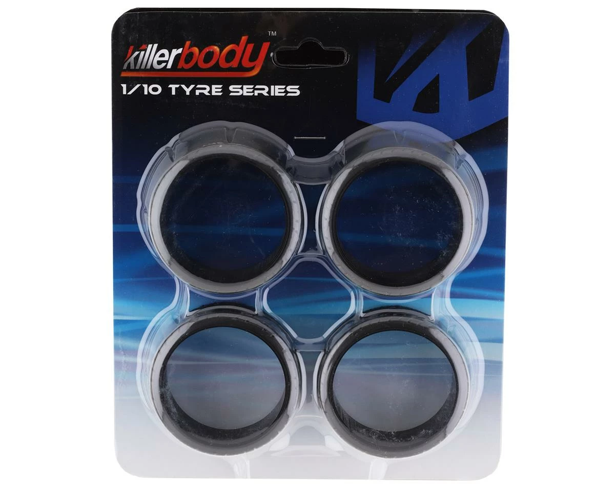 Killerbody 1/10 ABS Slick Drift Tire Set (4) 4 Killerbody 1/10 ABS Slick Drift Tire Set (4) - Image 2