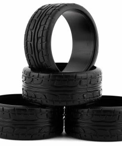 Killerbody 1/10 ABS Treaded Drift Tire Set (4)