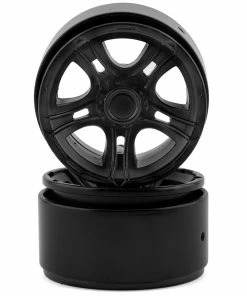 Killerbody 1.55" Aluminum Scale Beadlock Wheel Set (Black) (2)