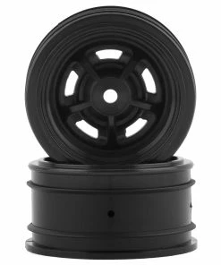 Kyosho Fazer Rostyle Sedan Wheels (Black) (2)