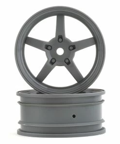 Kyosho Fazer 5-Spoke Racing Wheel (Grey) (2) W/12mm Hex