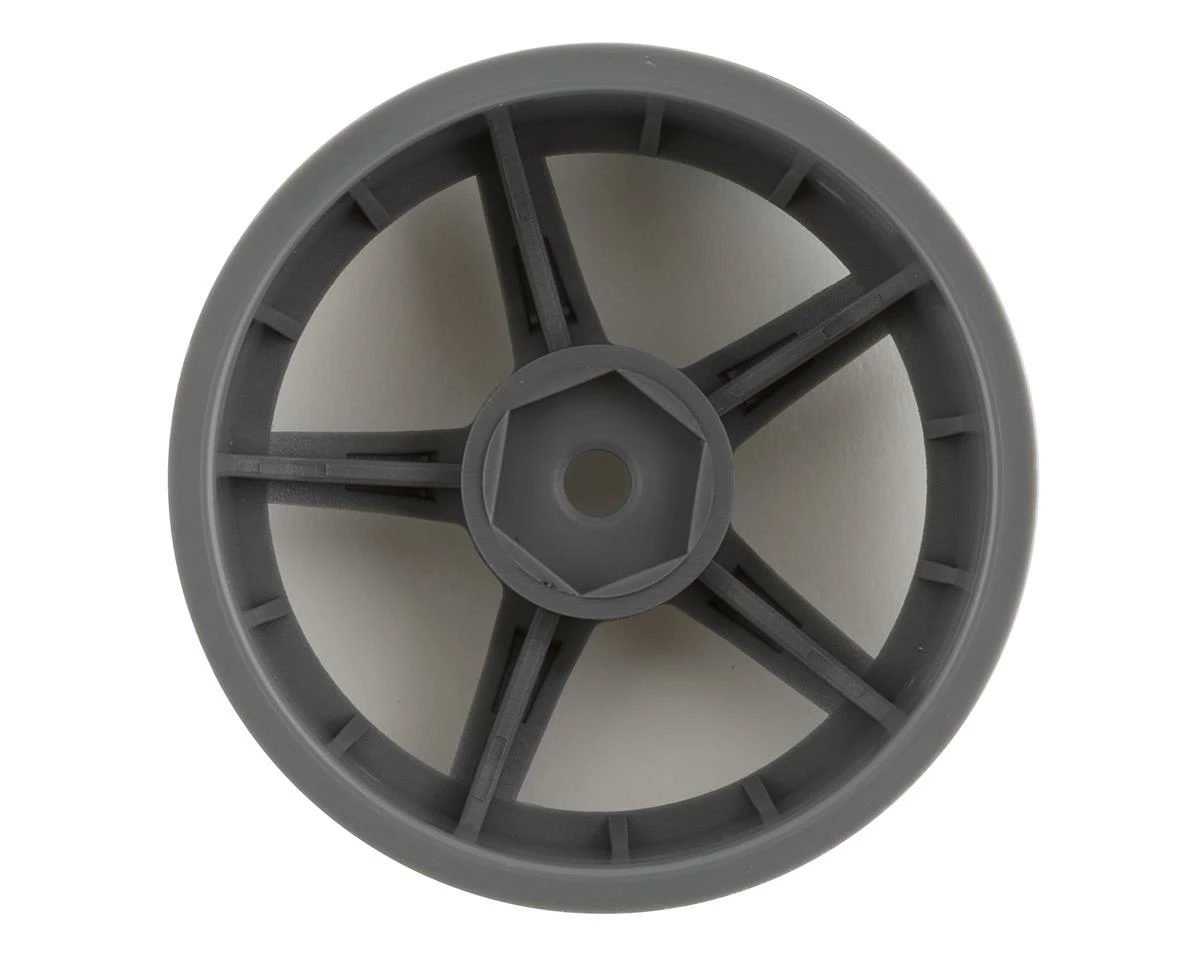 Kyosho Fazer 5-Spoke Racing Wheel (Grey) (2) W/12mm Hex - Image 2