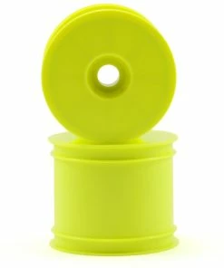 Kyosho 2.2" Quick Change Stadium Truck Wheel (Yellow) (2) (RT6)