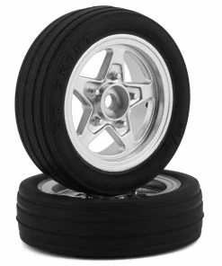 LOSI 1/16 Mini Drag Pre-Mounted Mickey Thompson Tires (Front) W/8mm Hex