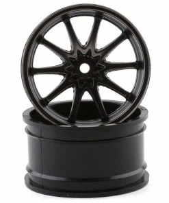 LOSI 54x30mm Volk Racing CE28N Rear Wheels (Gun Metal) (2)