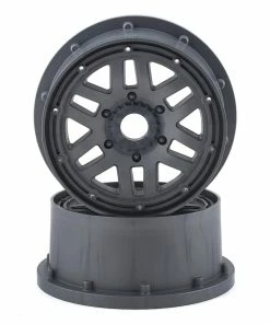 LOSI 5IVE-T 1/5 Short Course Truck Beadlock Wheels (Grey) (2)