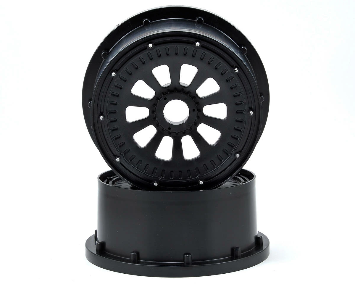 LOSI 5IVE-T Wheel Set W/Beadlocks (2) (Black)