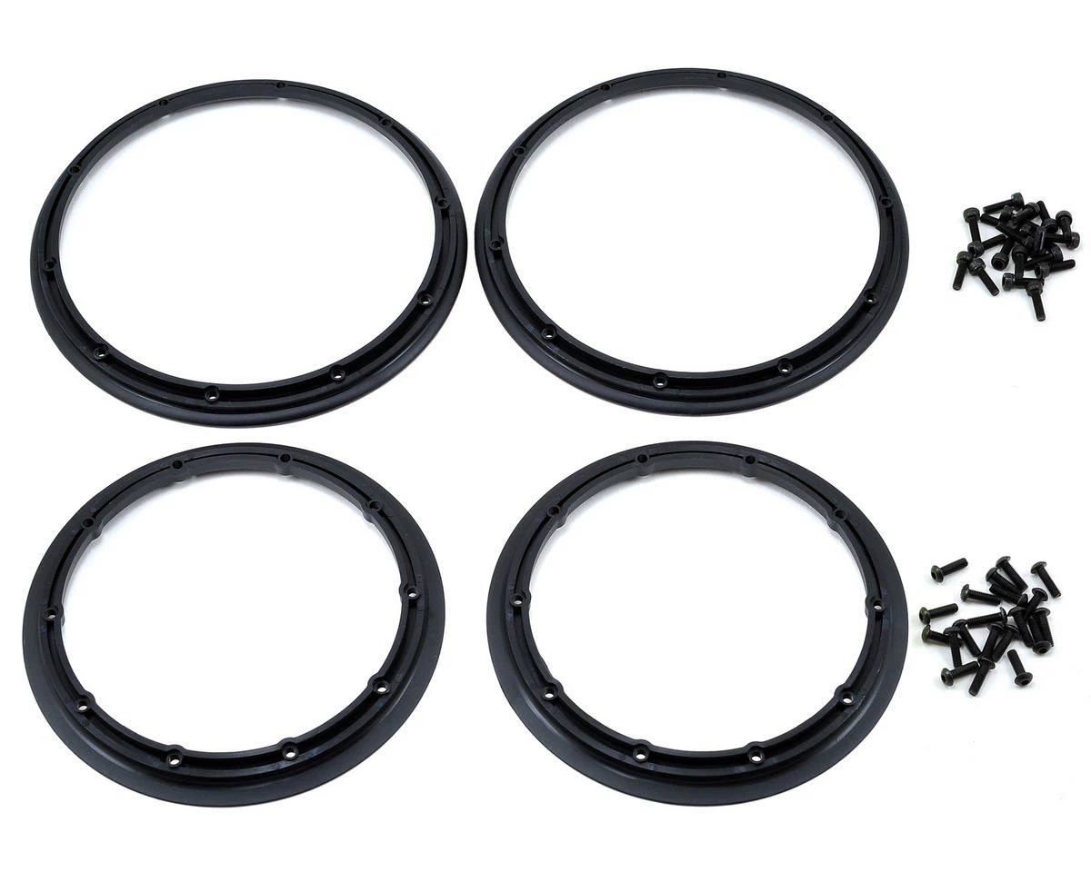 LOSI 5IVE-T Wheel Set W/Beadlocks (2) (Black) - Image 2