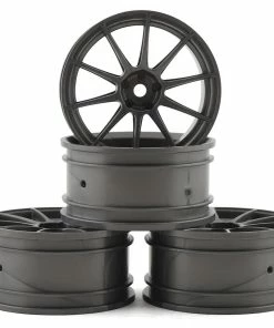 MST 5H Wheel Set (Silver Grey) (4) (1mm Offset) W/12mm Hex