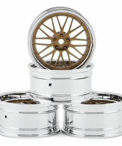 MST S-GD LM 21 Wheel Set (Gold) (4) (Offset Changeable) W/12mm Hex
