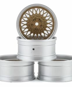 MST 501 Wheel Set (Gold) (4) (Offset Changeable) W/12mm Hex