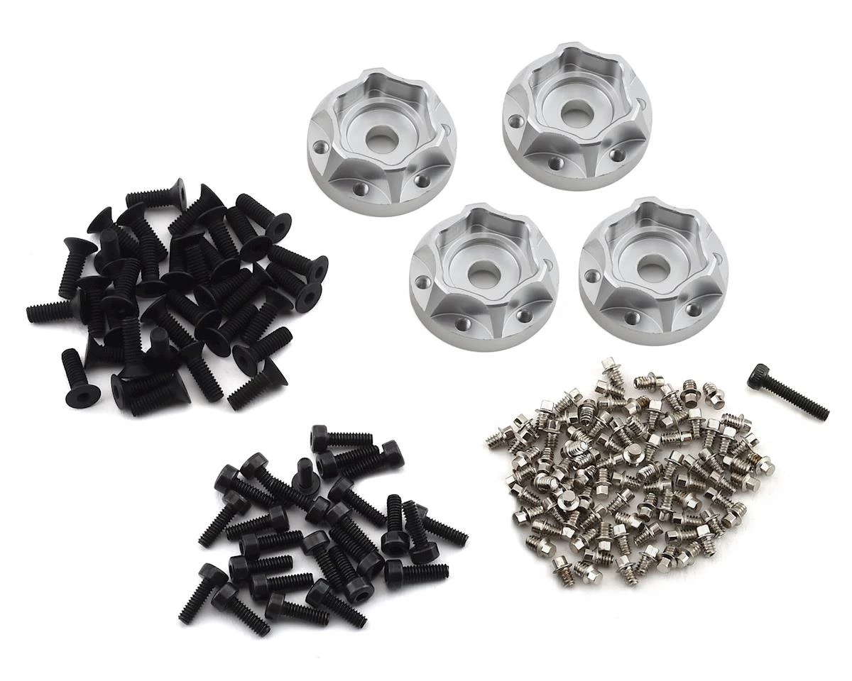 Pit Bull Tires Raceline Ryno 1.9" Aluminum Beadlock Wheels (Silver) (4) W/12mm Hex 5 Pit Bull Tires Raceline Ryno 1.9" Aluminum Beadlock Wheels (Silver) (4) W/12mm Hex - Image 3