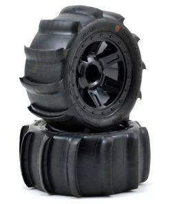 PRO-LINE Pre-Mounted Sling Shot (Desperado) (2) (1/16 E-Revo) (Black)